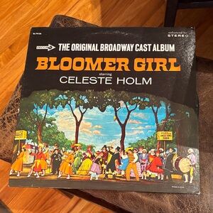 Bloomer Girl Original Broadway Cast Album vintage vinyl record